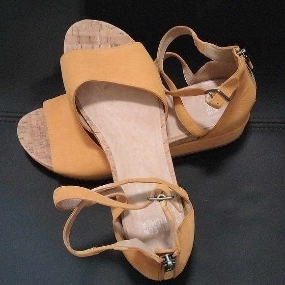 Eileen Fisher wedged Sandals size 9 - Picture 16 of 16